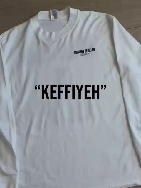 Keffiyeh Long Sleeve Tee