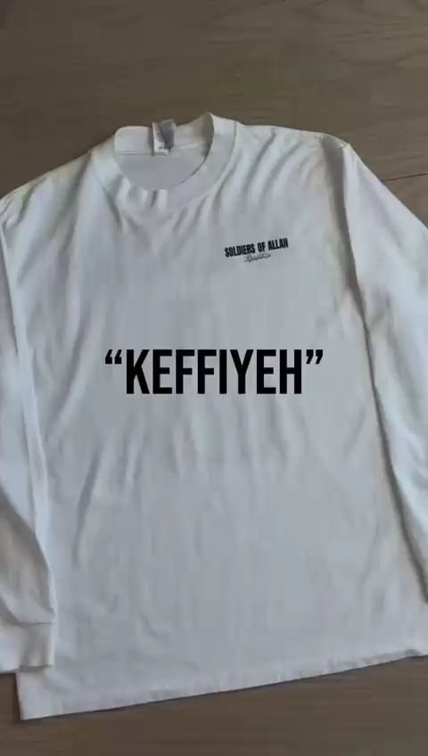 Keffiyeh Long Sleeve Tee